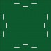 Real Feel Golf Mat 1.5m X 1.5m - Slots